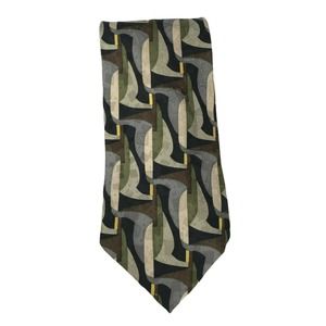 Ashberry Multicolored Abstract Designer Silk‎ Tie